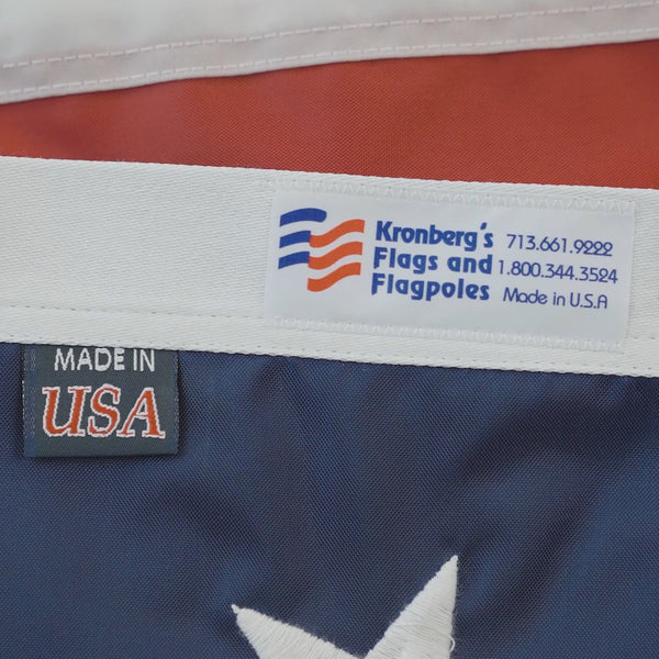 U.S. Flags - Nylon with Embroidered Stars