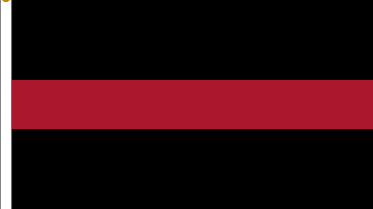 3' x 5' Thin Red Line flag