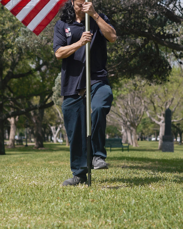 Stab-It Flagpole System 8 ft. - Aluminum Pole